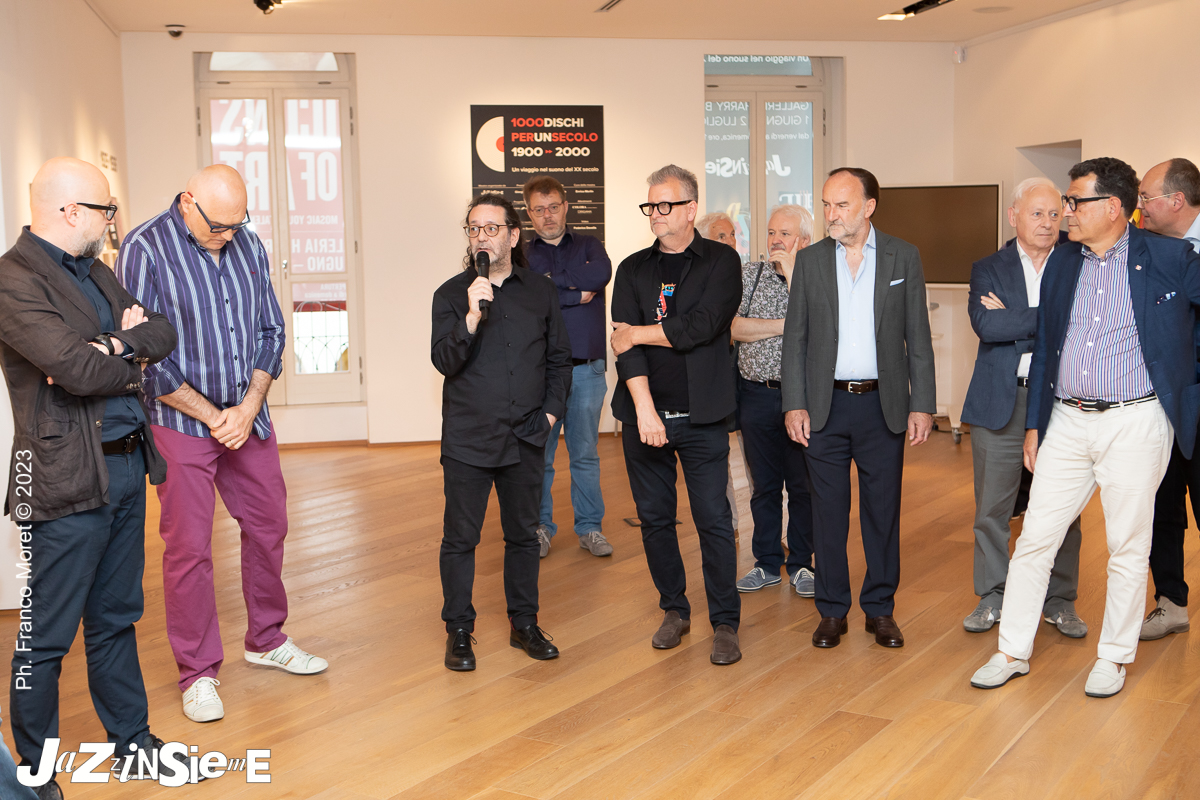 Inaugurazione mostra 1000 disci per un secolo Galleria H. Bertoia
